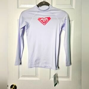 Roxy‎ kids longsleeve white tee size 16/XXL